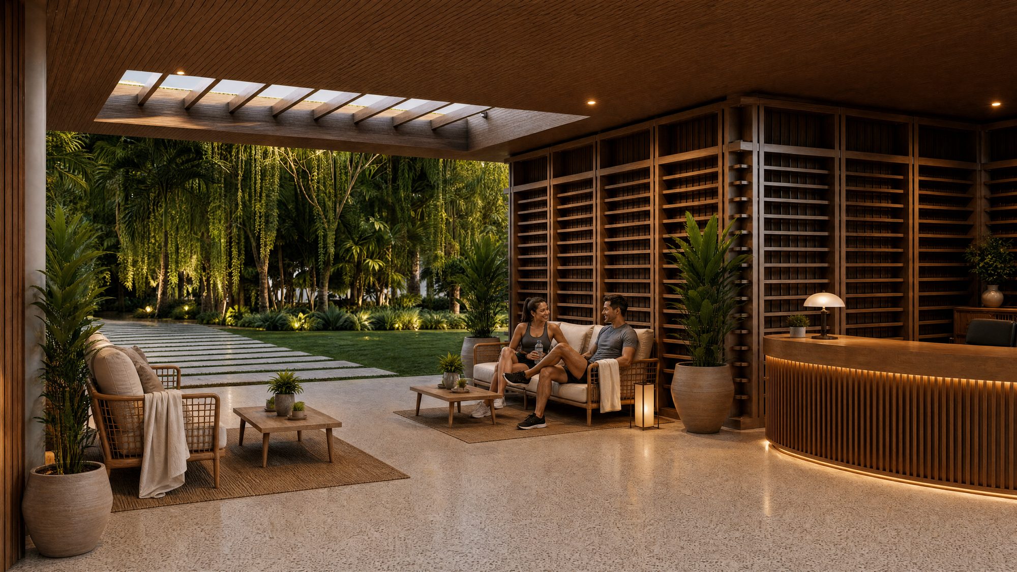 Recepción y lounge